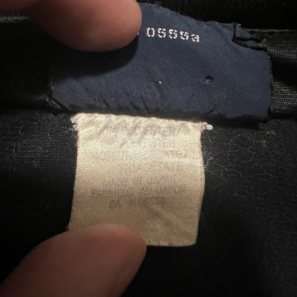 VTG 80s Nike Air Jordan Jacket Full Zip Black Track Warm-Up Sz‎ M Made In Japan - Picture 5 of 16